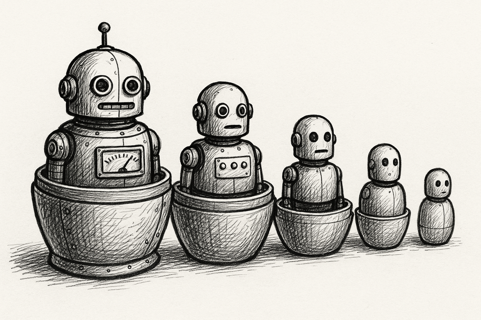 Nesting doll of agents