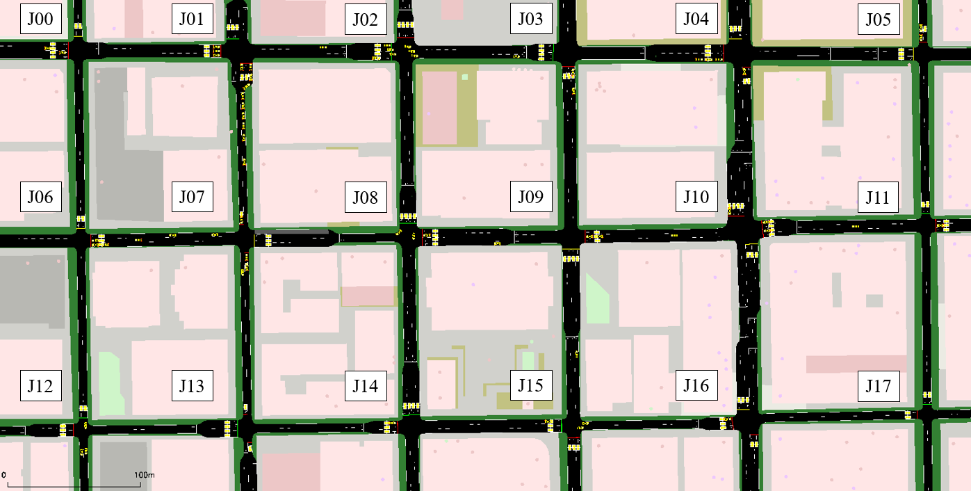 Example junction map