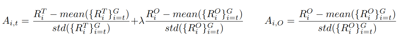 MT-GRPO Advantage Equation